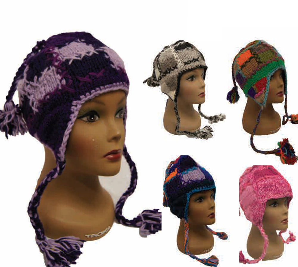 Cozy Look Woolen Bonnet Knitted HAT Wholesale (KK09-89)