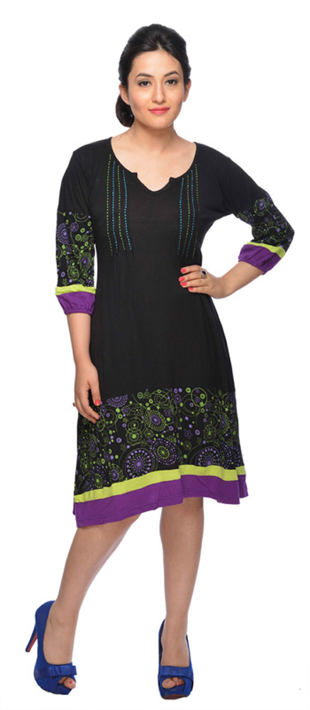  LADIES Viscose Dress (DR2247/RD1105) 