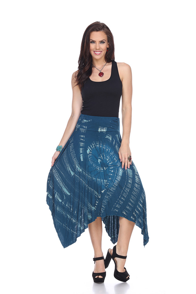 Tie Dye Skirt  Wholesale (RS1628) (PREPACK)