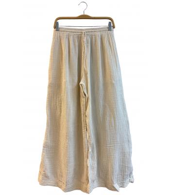 Soft Cotton Drawstring Palazzo Yoga Pant KTK26331