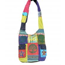 Cotton Flower Pocket 3 Tree of Life Bag AGB7827