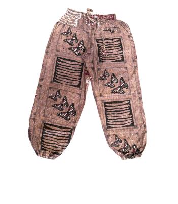 Cotton Razor Cut Multi Color Butterfly Pant  D1338A