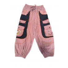 Cotton Harem Embroidery Mushroom Pant D1434