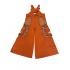 Cotton Jungle Beauty Mushroom Artwork Palazzo Jumpsuit Overall  D1438
