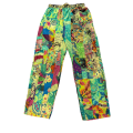 Cotton Green Multi  Floral Floral Yoga Pants HF50