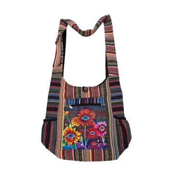 Cotton Multi  Third Eye Flower Festival Bag KFC2933 