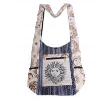 Cotton B/W Patchwork Grey Sun Moon Bag KFC2954