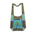 Cotton Multi Patchwork Palm Tree Cali Bag KFC2970 