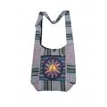 Cotton Multi Color patchwork Peace Chakra Bag KFC2971 