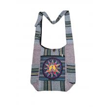 Cotton Multi Color patchwork Peace Chakra Bag KFC2971