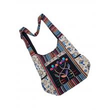 Cotton Mushroom Embroidery Tree of Flowers Bag KFC3106