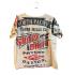 Cotton Vintage Feed Sack Flour Mills Half Sleeve V Neck Top  KTF26228