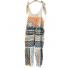 Cotton Vintage Feed Sack Borden Ice Cream Overall Jumpsuit KTF26248