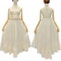 Cotton Crochet Top Halter Long  Dress KTK26308