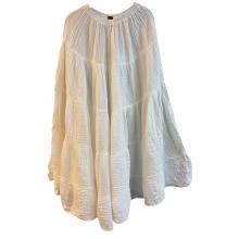 Cotton Comfy Panel Ombre Long Skirt  KTK26319