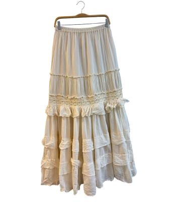Cotton Ombre Ruffle Festival Skirt  KTK26318 