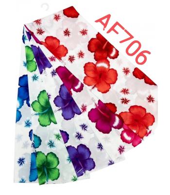 Rayon Hibiscus Floral sarong  KTY523