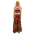 Cotton Floral Artwork Wide Leg Palazzo Pant LF134