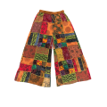 Cotton Floral Artwork Wide Leg Palazzo Pant LF134