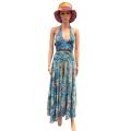 Rayon Polyester Mixed Bra top and  Pant  Set MB39