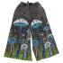 Cotton Both Side Artwork Jungle of Mushroom Palazzo Pant  NC26903