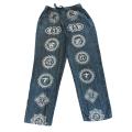 Cotton Sky Blue Seven Chakra Yoga Pant  NC62