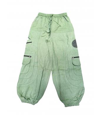 Cotton Patchwork Celtic Artwork Himalaya Pant NT11