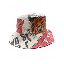 Cotton Vintage Feed Sack Tiger Bucket Hat KTF26251