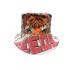 Cotton Vintage Feed Sack Tiger Bucket Hat KTF26251