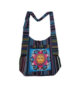 Cotton Multi Side Pocket Lotus Mandala Sun Bag KFC2844