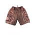 Cotton Black Denim Multi Patch Box Pocket Swirl Short R25796