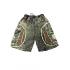 Cotton Black Denim Multi Patch Box Pocket Swirl Short R25796