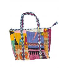 Cotton Multicolor Kantha Boho Shopping Bag  R26033