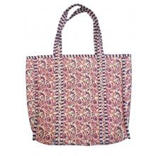 Cotton Quilted  Paisley Shopping Bag  R26424