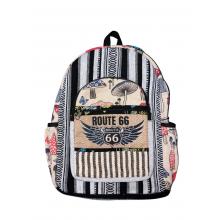 Cotton Hemp Route 66 Backpack RIB25877