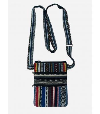 Cotton  Multi Color Aztec four zip pocket Mobile Bag RIB25908