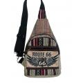 Cotton Aztec Multi Patch Crossbody Route 66 Backpack RIB25930