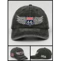 Cotton Route 66 USA Flag Baseball Hat  RT129 