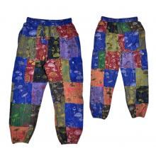 Cotton Patchwork Multi Color Mushroom Yoga Pant SF69