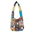 Cotton Multi Color Patchwork Razor Cut Sling Bag ST1135