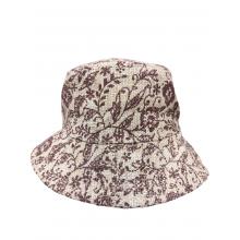 Cotton Hemp Artwork Bucket Sun Hat ST1137