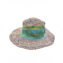 Cotton Hemp Grey Fringe  Boho Sun Hat ST1141
