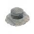 Cotton Hemp Silver Gray Fringe Sun Hat ST1142