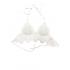 Cotton Crochet Fringe Cream Bra KTT1824