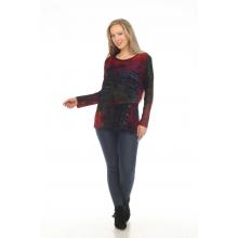 Women's multi  Mountain  Round Neck Top KCT24702