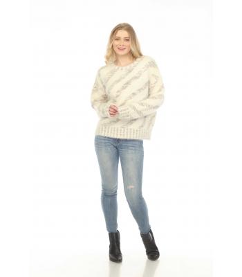 Women 's Knit  Super Soft  Top KF24936