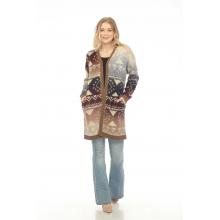 Women's Lake Tahoe Aztec open front cardigan KN24719
