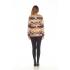 Women's Aztec  Cali Mountain V neck Top KN24726