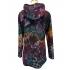 Women's jungle artwork  burnout  jacket PLUS KV24733