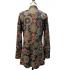 Women's Multy Floral   Button Decorated  V neck  Tunic KX23398